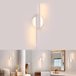 COMELY Indoor Wall Light, 16W LED Wall Lamp, Warm white light 3000K, White - thumbnail 4