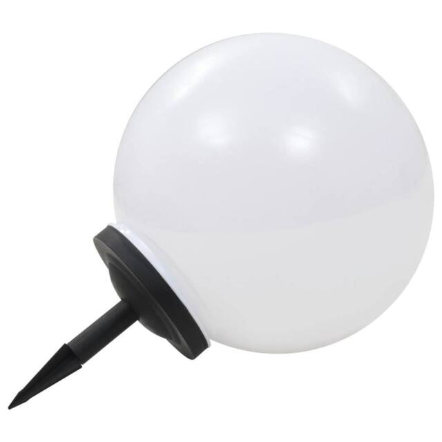 Berkfield Home Outdoor Solar Lamp LED Spherical 40 cm RGB in White - image 1