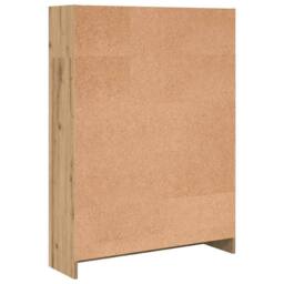 Berkfield Home Bookcase Artisian Oak 80x24x109 cm Engineered Wood in Brown - Size: 80 x 24 x 109 cm - thumbnail 7
