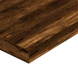 Berkfield Home Wall Shelves 4 pcs Smoked Oak 60x10x1.5 cm Engineered Wood in Brown - thumbnail 7