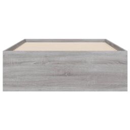 Berkfield Home Bed Frame with Drawers without Mattress Grey Sonoma 90x190 cm Single - thumbnail 6