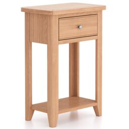 Rest Relax Windham Natual Oak Telephone Table in Light Oak - Size: Z - thumbnail 1