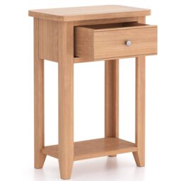Rest Relax Windham Natual Oak Telephone Table in Light Oak - Size: Z - thumbnail 2