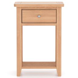 Rest Relax Windham Natual Oak Telephone Table in Light Oak - Size: Z - thumbnail 3