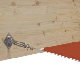 Berkfield Home Vertical Awning Terracotta 100x1200 cm Oxford Fabric in Burnt Orange - thumbnail 4