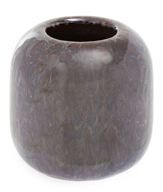 Orsina Blue Indoor Planter, Stoneware Flower Pot with Earthy Elegance, Dark Blue Plant Pot for Contemporary Decors - image 1