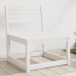 Berkfield Home Garden Sofa White Solid Wood Pine