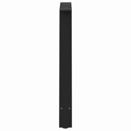 Berkfield Home Coffee Table Legs A-Shaped 2 pcs Black¬†70x(72-73) cm Steel in Black - thumbnail 6