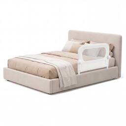 CASART Foldable Toddler Bed Rail 80 cm Long Adjustable Baby Bed Rail Guard in White - thumbnail 4