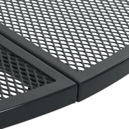 Berkfield Home Patio Table Round Anthracite √ò110x72.5 cm Powder-coated Steel - Size: 110x72.5 cm - thumbnail 5