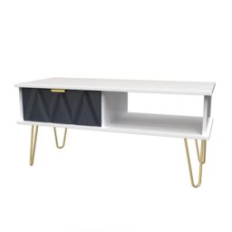 Ready Assembled 2 U Dallas 1 Drawer Coffee Table (Ready Assembled) in Dark Blue - thumbnail 3