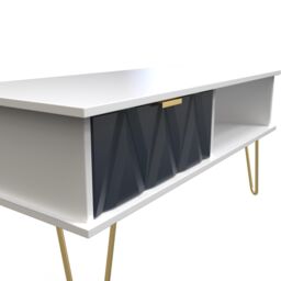Ready Assembled 2 U Dallas 1 Drawer Coffee Table (Ready Assembled) in Dark Blue - thumbnail 4
