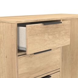 Ready Assembled 2 U Fuji 4 Drawer Vanity (Ready Assembled) in Natural - thumbnail 5