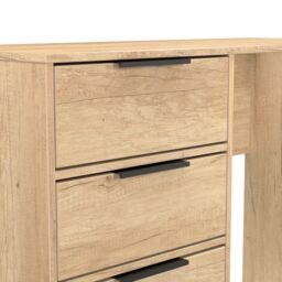 Ready Assembled 2 U Fuji 4 Drawer Vanity (Ready Assembled) in Natural - thumbnail 4