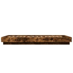 Berkfield Home Bed Frame without Mattress Smoked Oak 90x200 cm in Brown - thumbnail 5