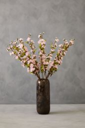 Orsina Cherry Blossom Spray - 94cm Pink, Delicate Faux Blossoms On A Graceful Branch Stem, Lifelike Artificial in Pink - thumbnail 5