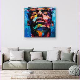 Warren Reed - Designer Radiant Reflection Canvas - Size: w40 inch x h40 inch - thumbnail 1