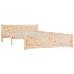 Berkfield Home Bed Frame with Drawers 120x200 cm in Natural - Size: Small Double - thumbnail 5