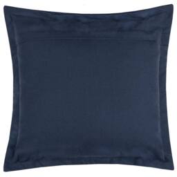 Yard Holmfirth Canvas 100% Cotton Outdoor Cushion in Navy - Size: 45 cm x 45 cm - thumbnail 3