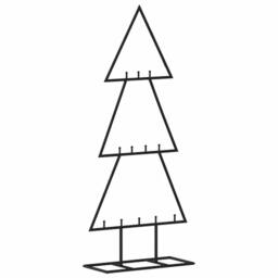 Berkfield Home Metal Christmas Tree for Decoration Black 60 cm - thumbnail 5