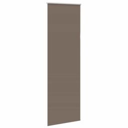 Berkfield Home Roller Blind Blackout Coffee 80x210 cm Fabric Width 75.7 cm Polyester in Brown - thumbnail 3