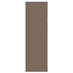Berkfield Home Roller Blind Blackout Coffee 80x210 cm Fabric Width 75.7 cm Polyester in Brown - thumbnail 2