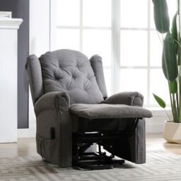 Artemis Home Crawley Electric Riser Recliner with Massage & Heat in Dark Grey - thumbnail 2