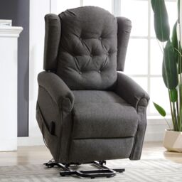 Artemis Home Crawley Electric Riser Recliner with Massage & Heat in Dark Grey - thumbnail 3