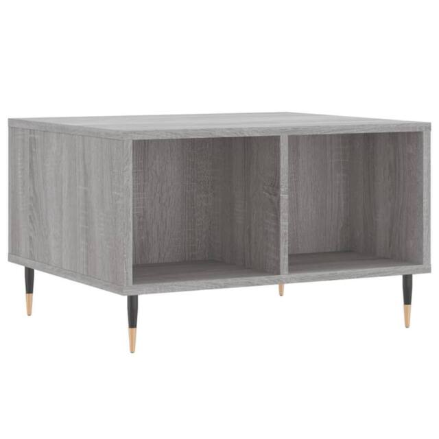 Berkfield Home Coffee Table Grey Sonoma 60x50x36.5 cm Engineered Wood - image 1