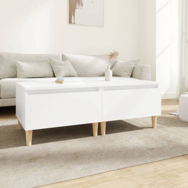 Berkfield Home Side Tables 2 pcs White 50x46x35 cm Engineered Wood - Size: 50 x 46 x 35 cm - image 1