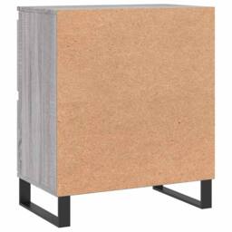 Berkfield Home Sideboard Grey Sonoma 60x35x70 cm Engineered Wood - Size: 60 x 35 x 70 cm - thumbnail 8