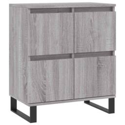 Berkfield Home Sideboard Grey Sonoma 60x35x70 cm Engineered Wood - Size: 60 x 35 x 70 cm - thumbnail 3