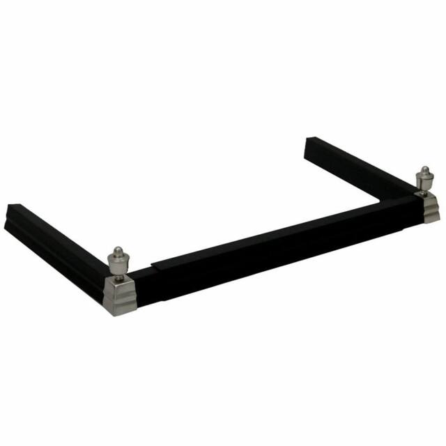 Nordara Adjustable Black Fire Fender Fireplace Guard Frame Surround - image 1