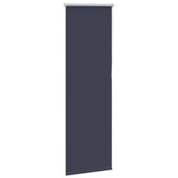 Berkfield Home Roller Blind Blackout Marine 50x175 cm Fabric Width 45.7 cm Polyester in Dark Navy