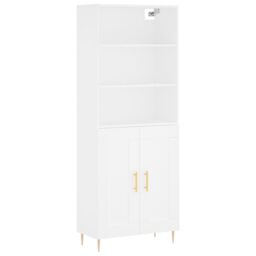 Berkfield Home Highboard White 69.5x34x180 cm Engineered Wood - thumbnail 2