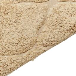 Wyld and Coco Moroccan Beige Cotton Hand-Tufted Rug 80x150 cm with Tassels - Size: 80 cm x 150 cm - thumbnail 5