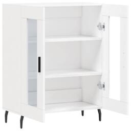 Berkfield Home Sideboard White 69.5x34x90 cm Engineered Wood - thumbnail 6