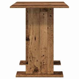 Berkfield Home Charming Dining Table Old Wood 110x60x75 cm Engineered Wood in Brown - Size: 110 x 60 x 75 cm - thumbnail 6