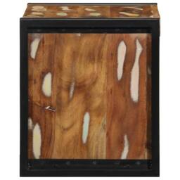 Berkfield Home Bedside Cabinet Multicolour 40x35x40 cm Solid Wood Reclaimed - Size: 40 x 35 x 40 cm - thumbnail 5