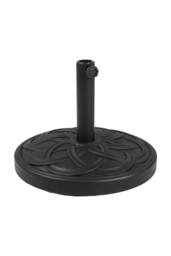 Living and Home Heavy Duty 25kg Round Umbrella Base in Black - thumbnail 1