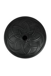 Living and Home Heavy Duty 25kg Round Umbrella Base in Black - thumbnail 4