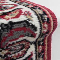 runrug Stair Runner Carpet for Staircases - Soft & Comfy, 9mm - 'Kashan' in Red - Size: 60 cm x 660 cm - thumbnail 2