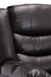 More4Homes Seattle 2 Seater Electric High Back Bonded Leather Recliner Sofa in Brown - thumbnail 5