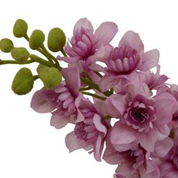 Hill Interiors The Natural Garden Collection Elatum Delphinium Artificial Flower in Purple - thumbnail 3