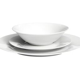 Glim & Glam Dinner Set 12 Piece Porcelain Dinnerware in White - thumbnail 2