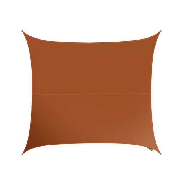 Primrose 3.6m Square Waterproof Patio Sun Shade Canopy 98% UV Block Free Rope in Terracotta - image 1