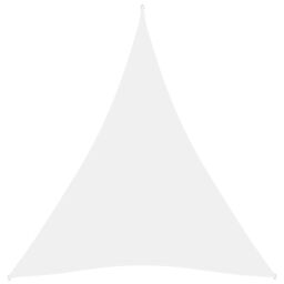 Berkfield Home Sunshade Sail Oxford Fabric Triangular 5x6x6 m White - thumbnail 1