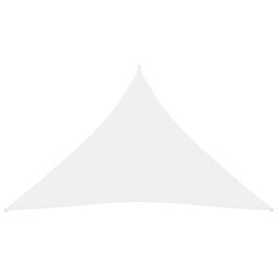 Berkfield Home Sunshade Sail Oxford Fabric Triangular 5x6x6 m White - thumbnail 2