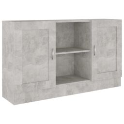 Berkfield Home Sideboard Concrete Grey 120x30.5x70 cm Engineered Wood - thumbnail 2