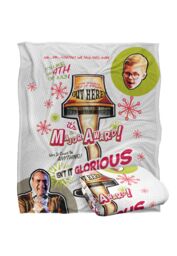 Warner Brothers A Christmas Story Silky Touch Super Soft Throw Blanket 152x127cm in White - Size: 152x127 cm - thumbnail 2